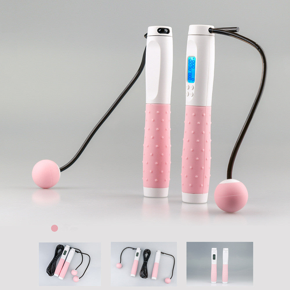 Smart electronic counting skipping rope